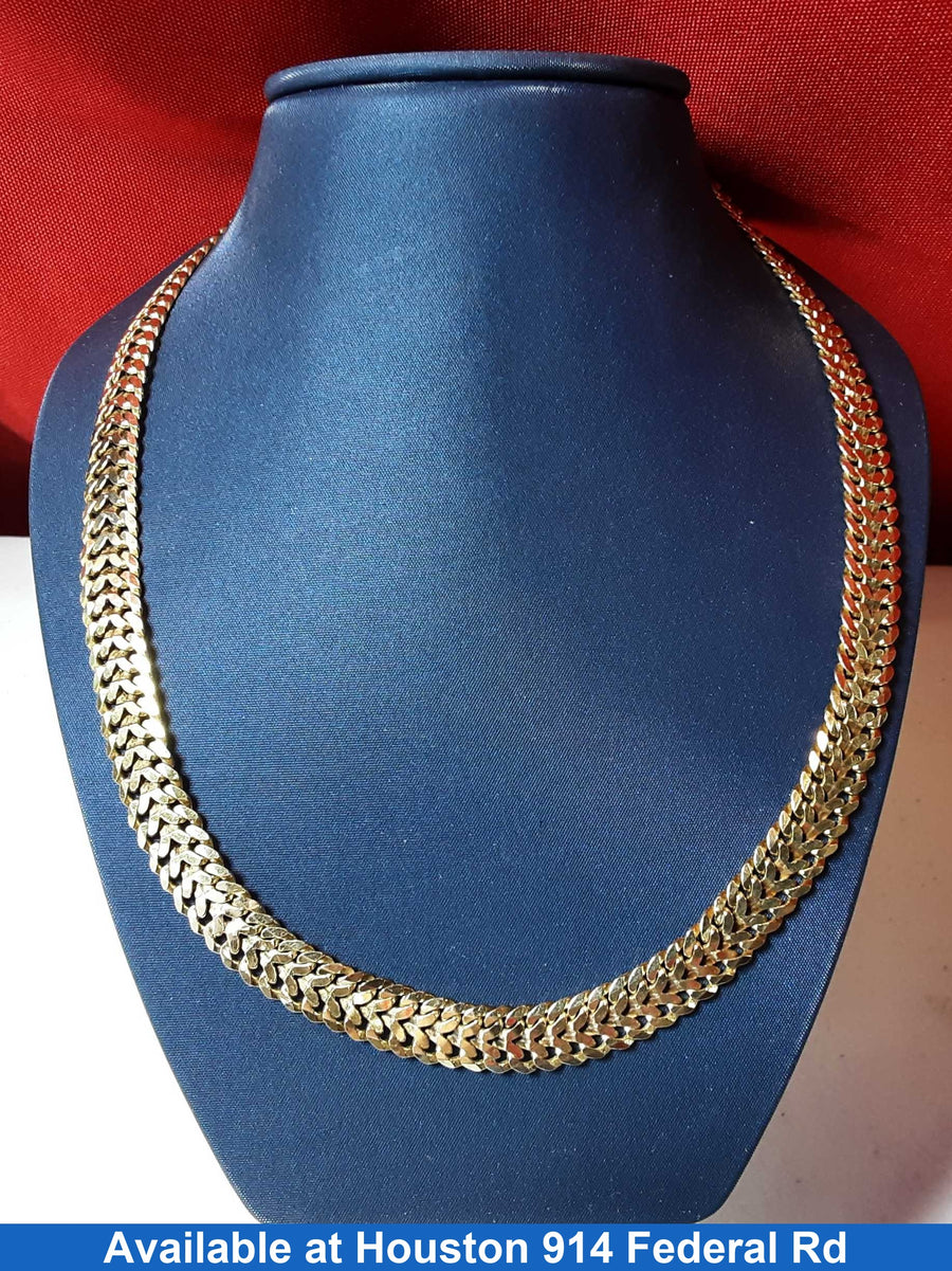 Serpentine Chain - Yellow Gold 10k (.417) 31.7 grams 16 inch