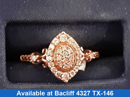 Women's Ring - Rose Gold 10k (.417) 2.5 grams Size 7.5