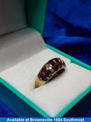 Women's Ring - Yellow Gold 14k (.585) 4.8 grams Size 7.5