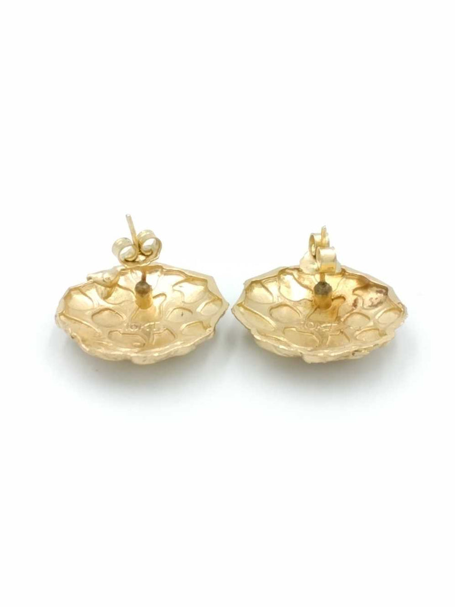 Gold Ball Earrings - Yellow Gold 10k (.417) 4.9 grams