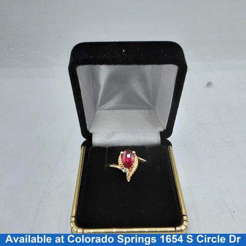 Women's Ring - Yellow Gold 10k (.417) 2.3 grams Size 7