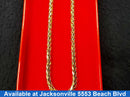 Fox Tail Chain - Yellow Gold 10k (.417) 10.2 grams 22 inch