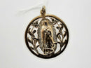 Virgin Mary Religious Pendant - Yellow Gold 10k