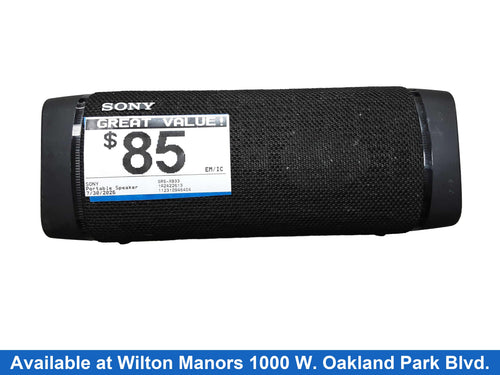 Sony Srs-xb33 Black Portable Speaker