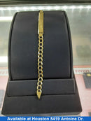 ID Bracelet - Yellow Gold 14k (.585) 7.5 grams 8 inch