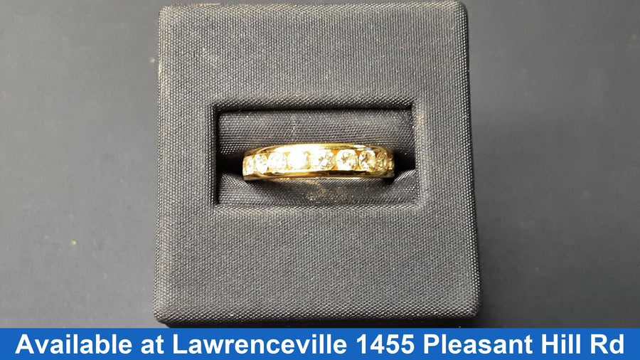 Ring - Wedding Band - Yellow Gold 14k (.585) 3.3 grams Size 9.5