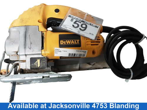 Dewalt Dw317 Yellow Corded Jig Saw