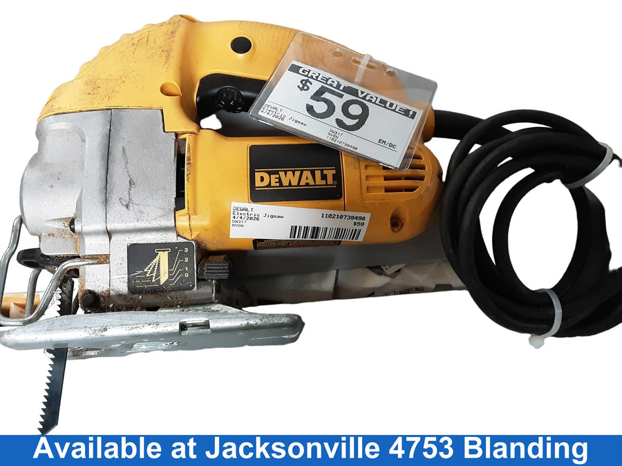 Dewalt Dw317 Yellow Corded Jig Saw