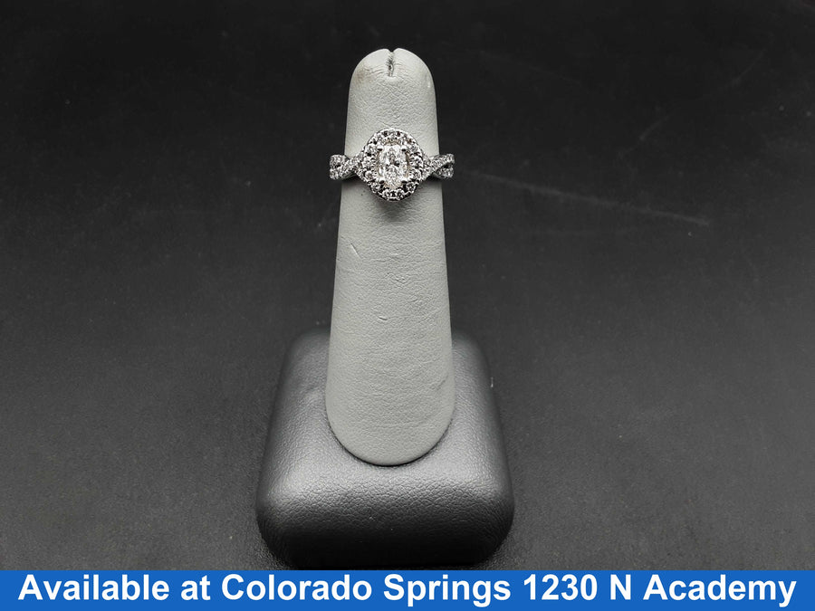 Women's Ring - White Gold 14k (.585) 4.7 grams Size 6.5