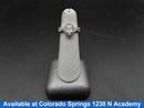 Women's Ring - White Gold 14k (.585) 4.7 grams Size 6.5