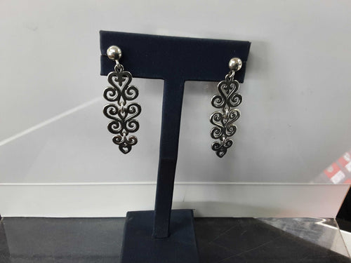 Jacket Earrings - Silver 7.9 grams
