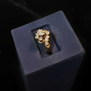 Women's Ring - Yellow Gold 14k (.585) 3.2 grams Size 5