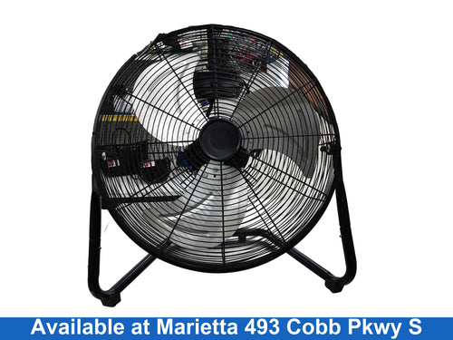 Steelton St-fdb-18 Black Floor / Box Fan