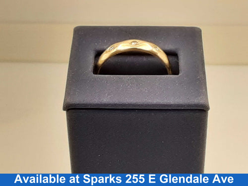 Ring - Wedding Band - Yellow Gold 14k (.585) 5.8 grams Size 11