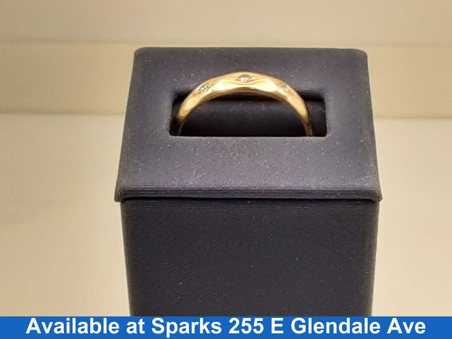 Ring - Wedding Band - Yellow Gold 14k (.585) 5.8 grams Size 11