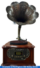 Lugu Lake Brown Home Turntable