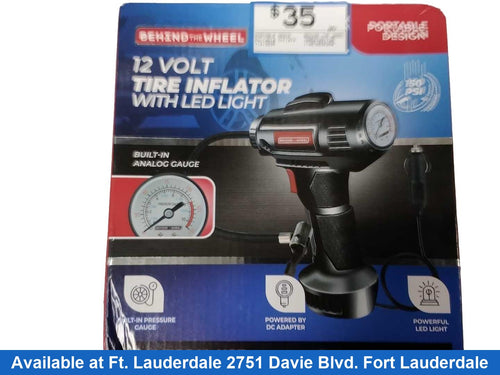 Portable Design Behind The Wheel Black Inflator