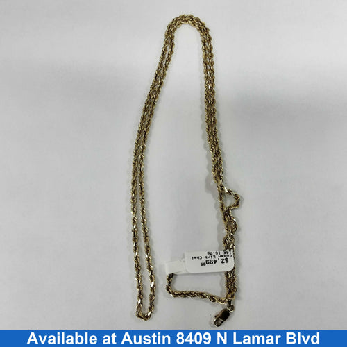 Cuban Link Chain - Yellow Gold 14k (.585) 16 grams 24 inch