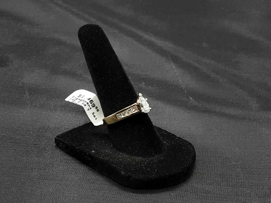 Ring - Engagement Set - Yellow Gold 14k (.585) 4.6 grams Size 6