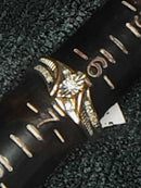 Women's Ring - Yellow Gold 10k (.417) 2.7 grams Size 7