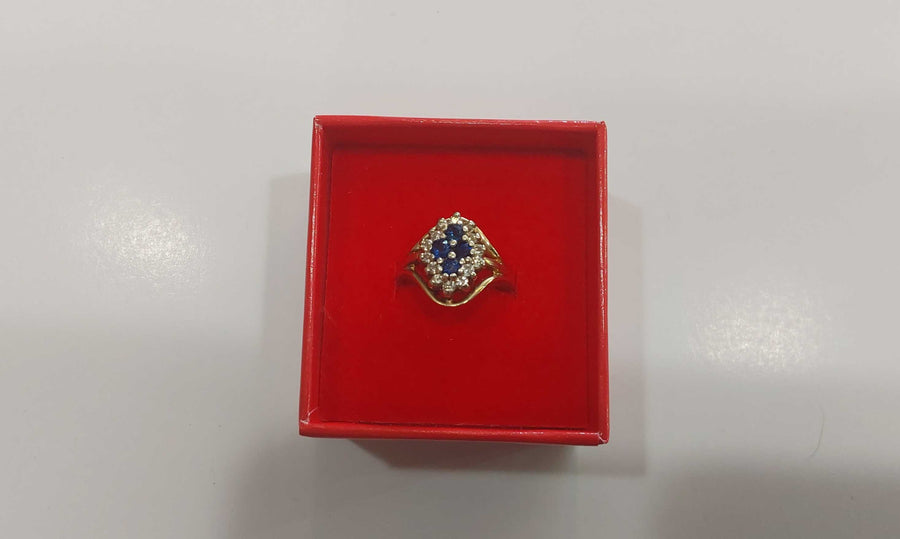 Women's Ring - Yellow Gold 14k (.585) 4.6 grams Size 6.5