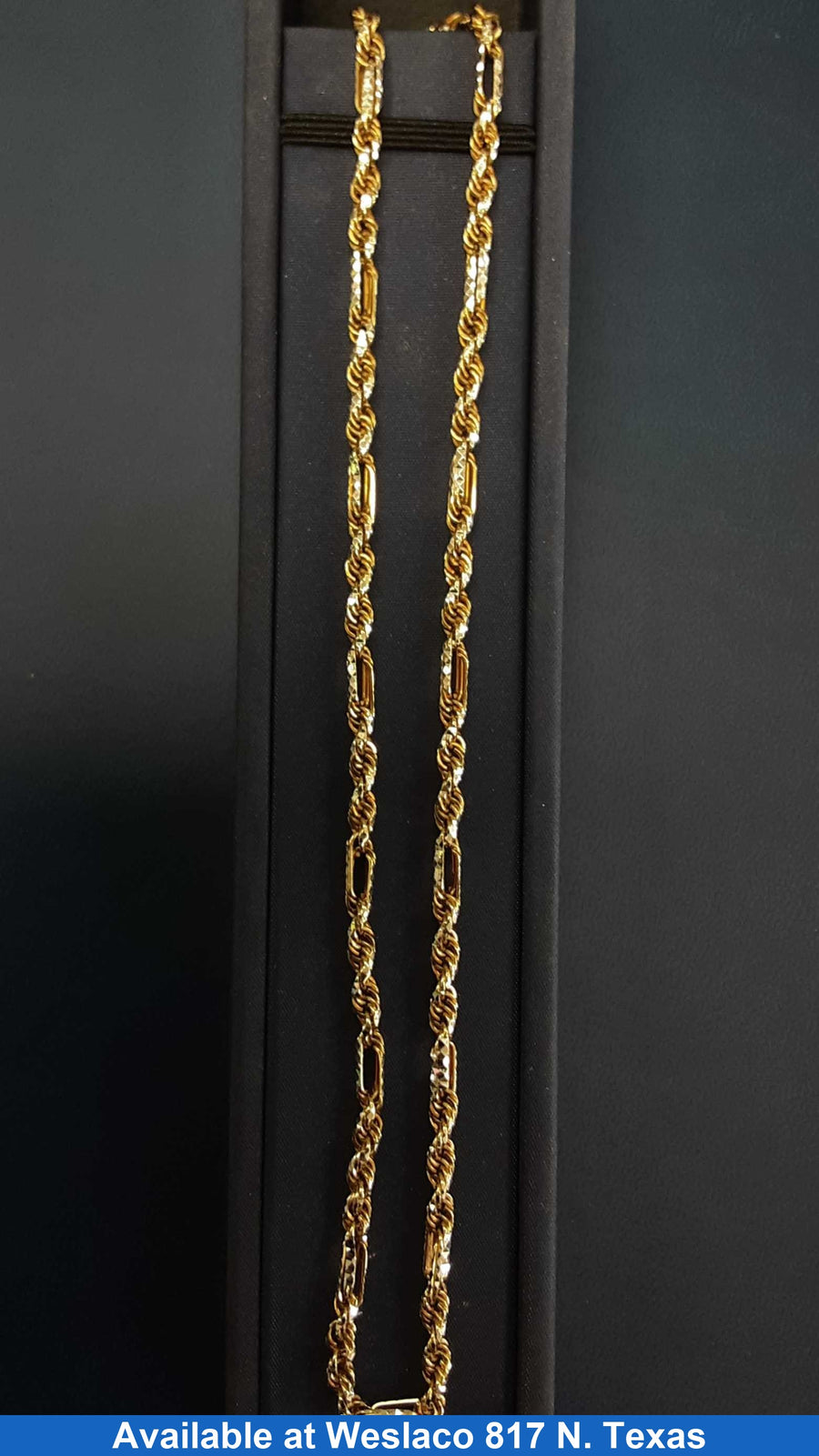 Rope Chain - Yellow Gold 10k (.417) 15.3 grams 20 inch