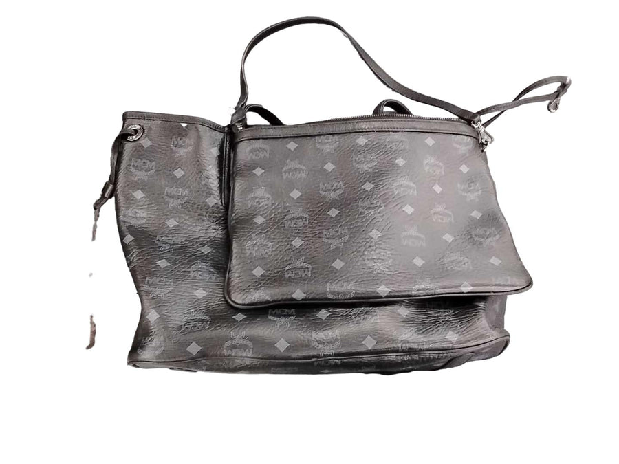 Mcm 11351610 Visetos Black Purse / Handbag