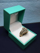 Women's Ring - Yellow Gold 10k (.417) 7.2 grams Size 7.5
