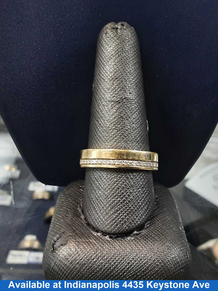 Ring - Wedding Band - Yellow Gold 10k (.417) 5.7 grams Size 7