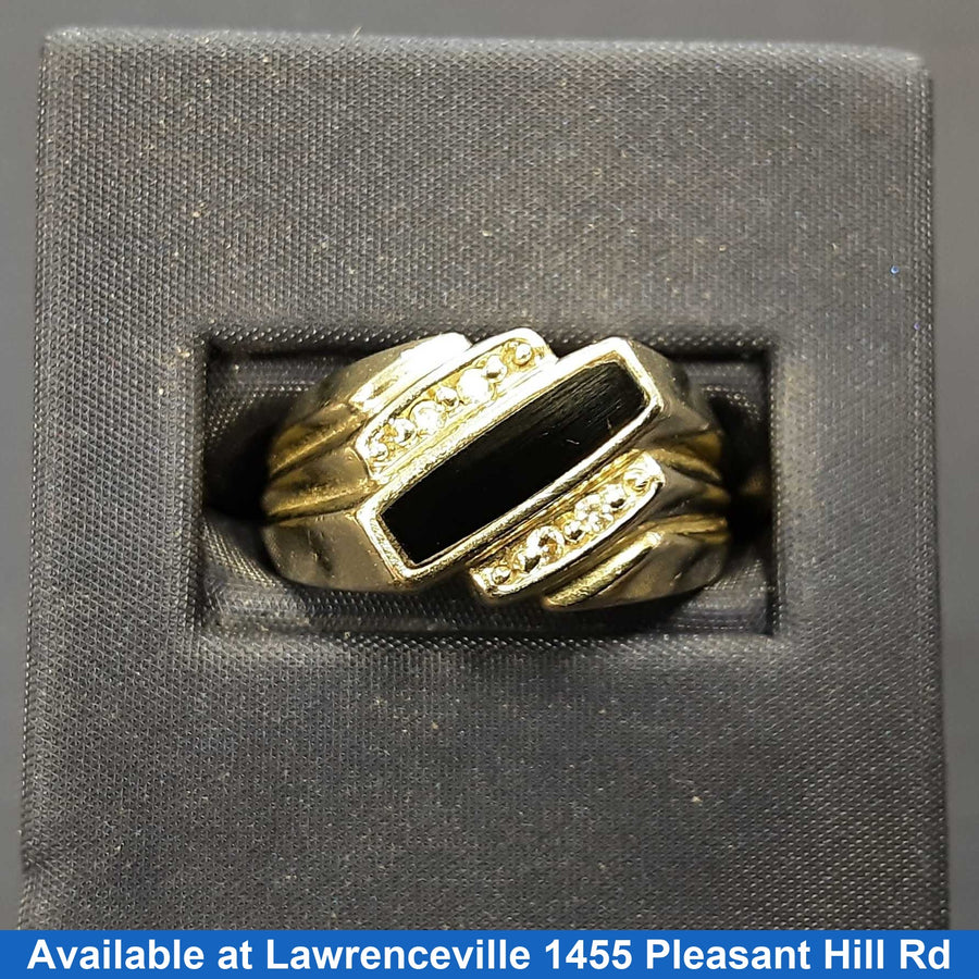 Men's Ring - White Gold 10k (.417) 7.6 grams Size 9