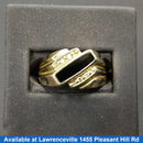 Men's Ring - White Gold 10k (.417) 7.6 grams Size 9