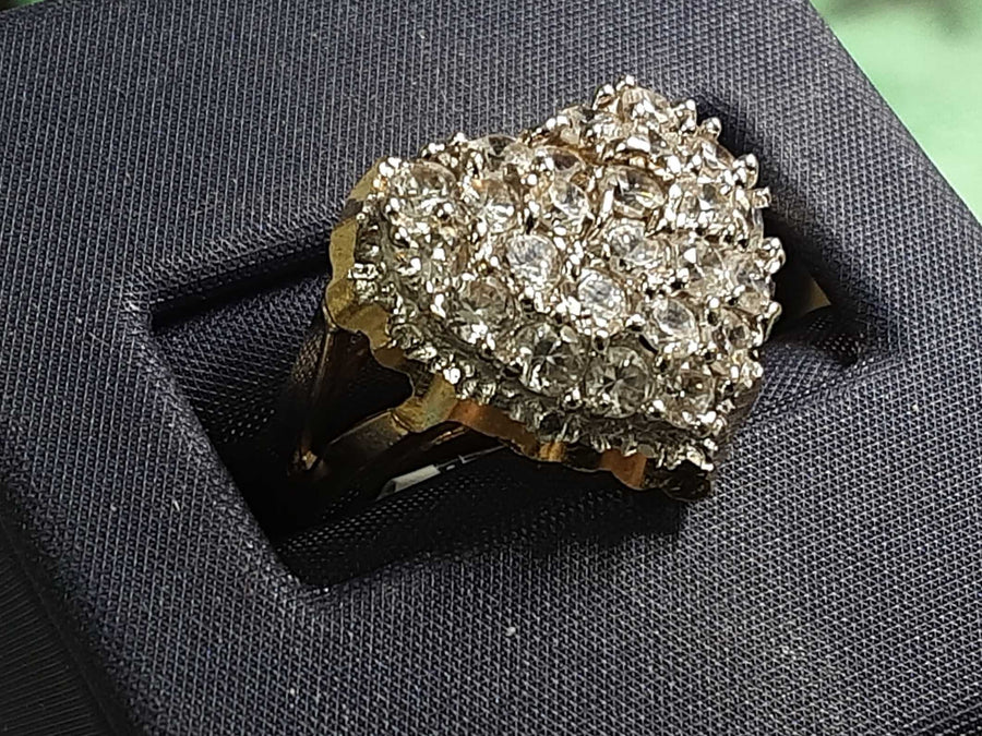 Women's Ring - Yellow Gold 10k (.417) 4.7 grams Size 7.5