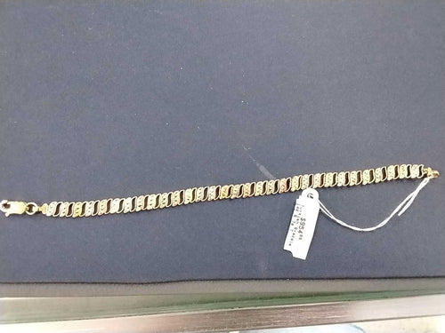 Turkish Bracelet - Tricolor Gold 14k (.585) 6.7 grams 7 inch