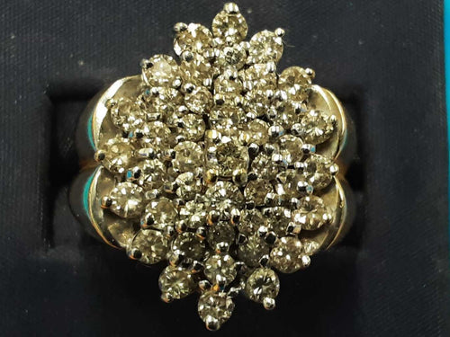 Women's Ring - Yellow Gold 14k (.585) 9.6 grams Size 9
