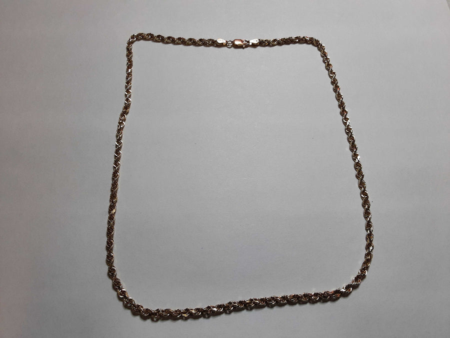 Rope Chain - Yellow Gold 10k (.417) 13.1 grams 18 inch