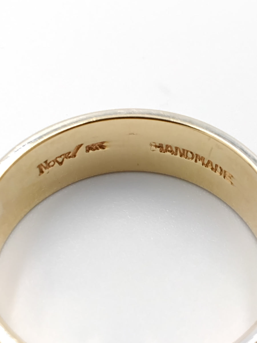 Ring - Wedding Band - Yellow Gold 14k (.585) 6.4 grams Size 10.5