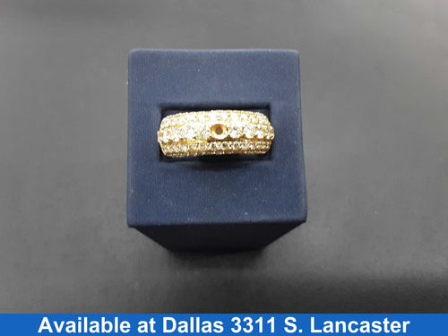 Ring - Wedding Band - Yellow Gold 10k (.417) 7.4 grams Size 8.5