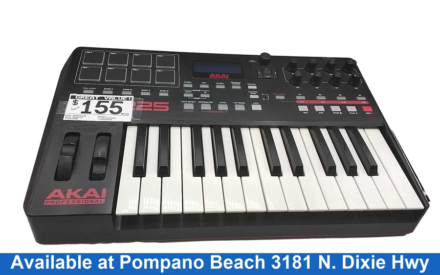 Akai Proffessional Mpk225 Black Drum Machine