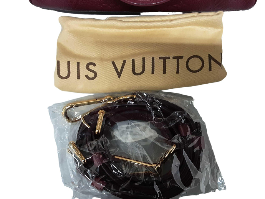 Louis Vuitton Speedy 25 Bandouliere Purple Purse / Handbag