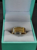 Ring - Wedding Band - Yellow Gold 18k (.750) 6.7 grams Size 8.5