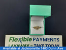 Women's Ring - Yellow Gold 10k (.417) 3 grams Size 6.5