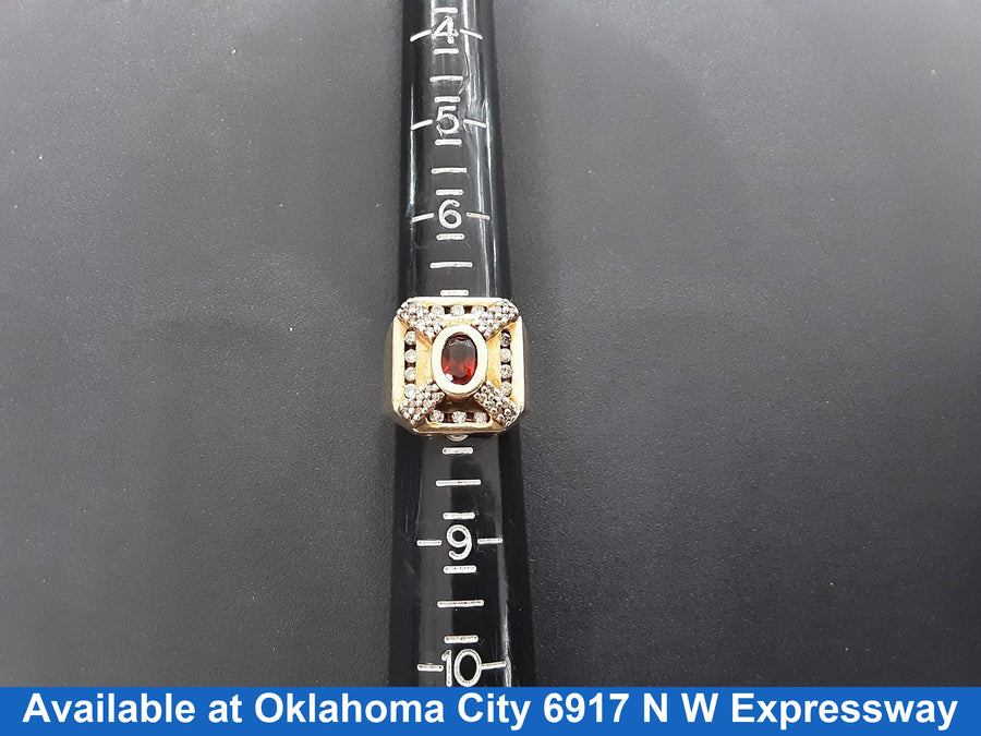 Men's Ring - Yellow Gold 10k (.417) 16.3 grams Size 9