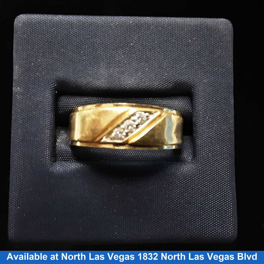 Ring - Wedding Band - Yellow Gold 10k (.417) 4.8 grams Size 4