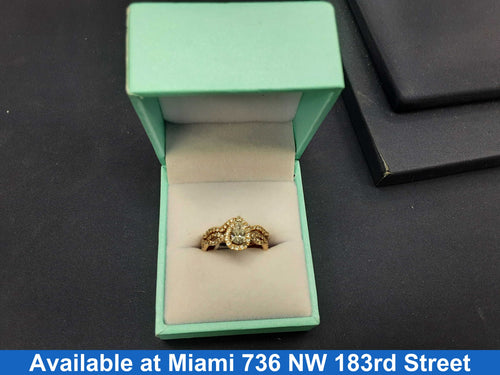Ring - Engagement Set - Rose Gold 14k (.585) 4.8 grams Size 6.5