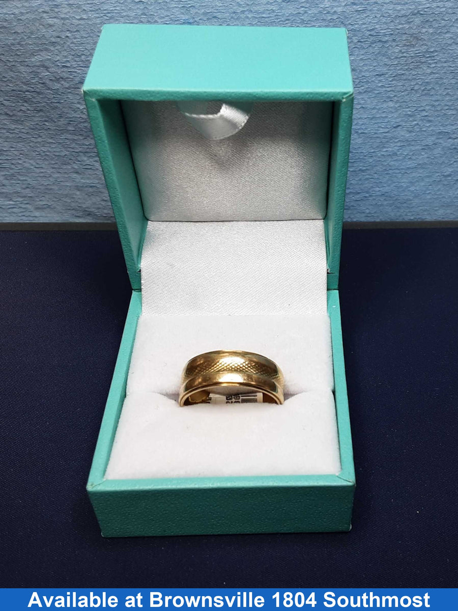 Ring - Wedding Band - Yellow Gold 14k (.585) 5 grams Size 8.5