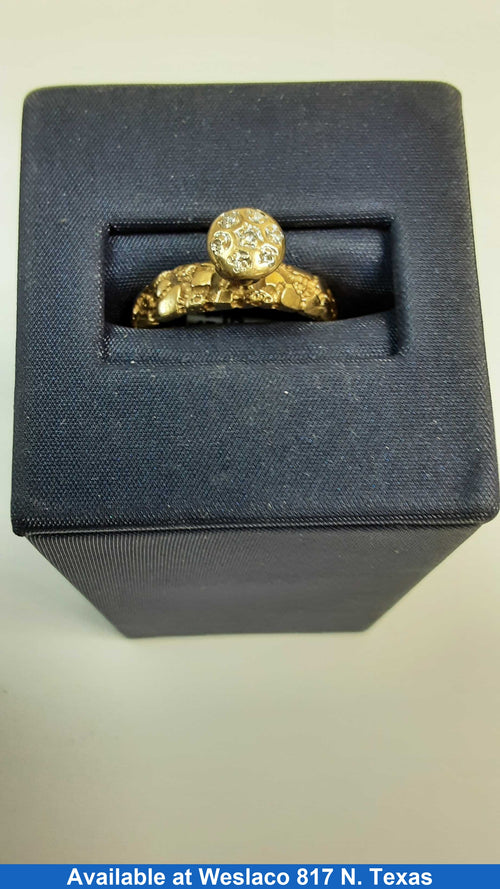 Women's Ring - Yellow Gold 10k (.417) 2.7 grams Size 8