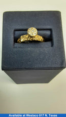 Women's Ring - Yellow Gold 10k (.417) 2.7 grams Size 8