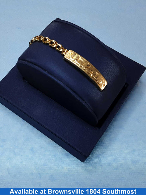 ID Bracelet - Yellow Gold 10k (.417) 8.3 grams 6 inch