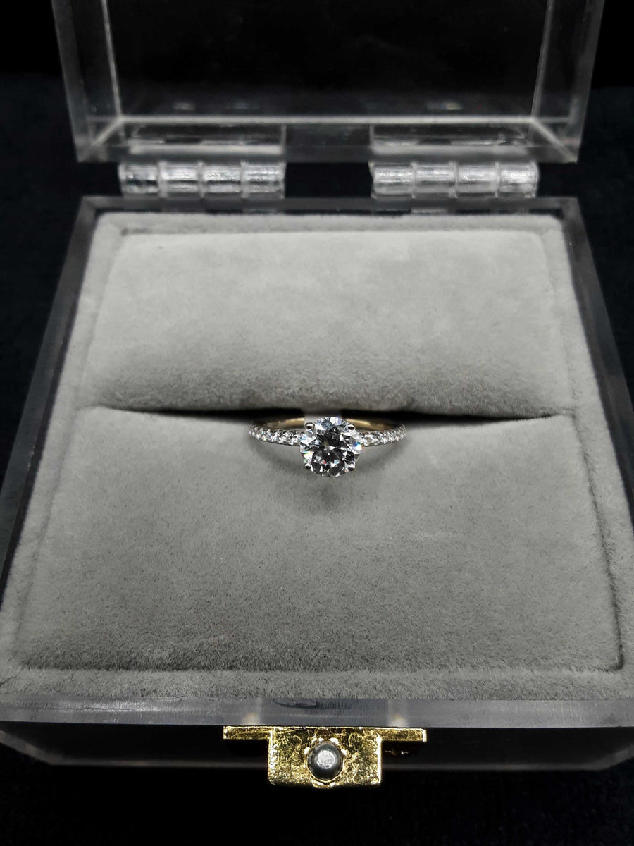 White Gold Engagement Ring