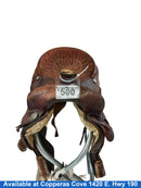 Billycook Brown Roping Saddle